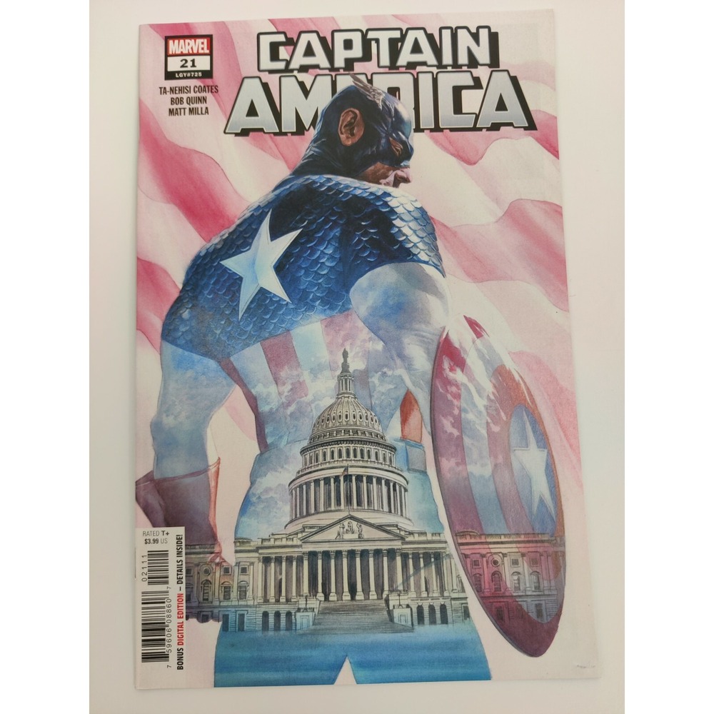 Captain America 21 NM Marvel Comics Coates‎ Quinn